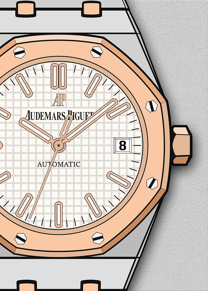 Rose Gold Royal Oak Timepiece