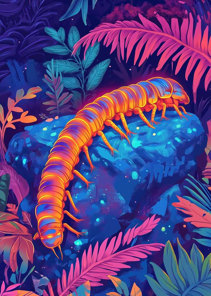 Neon Centipede