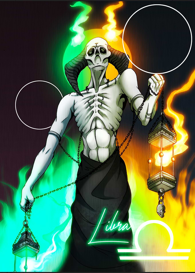 Libra Zodiac Sign Illustration