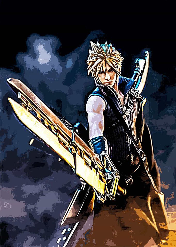 Cloud Strife with Buster S