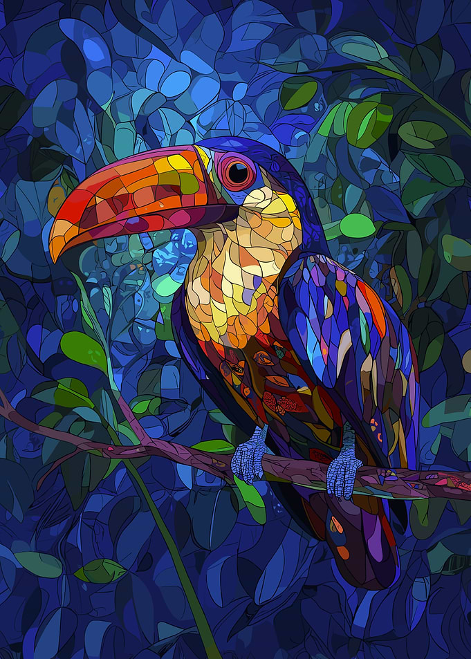 Toucan in Rainforest