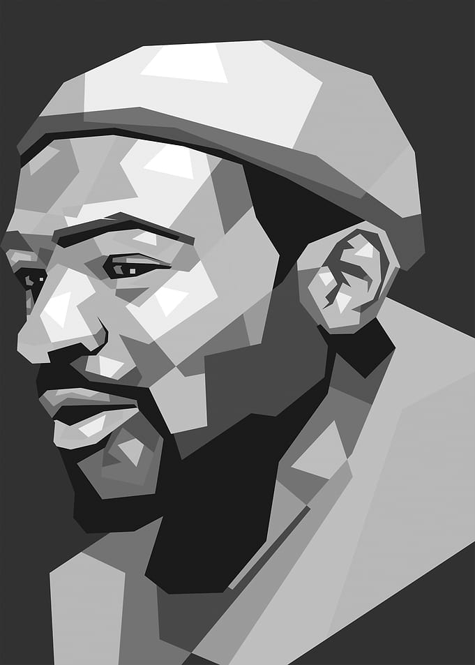 Man in Beanie, Low Poly