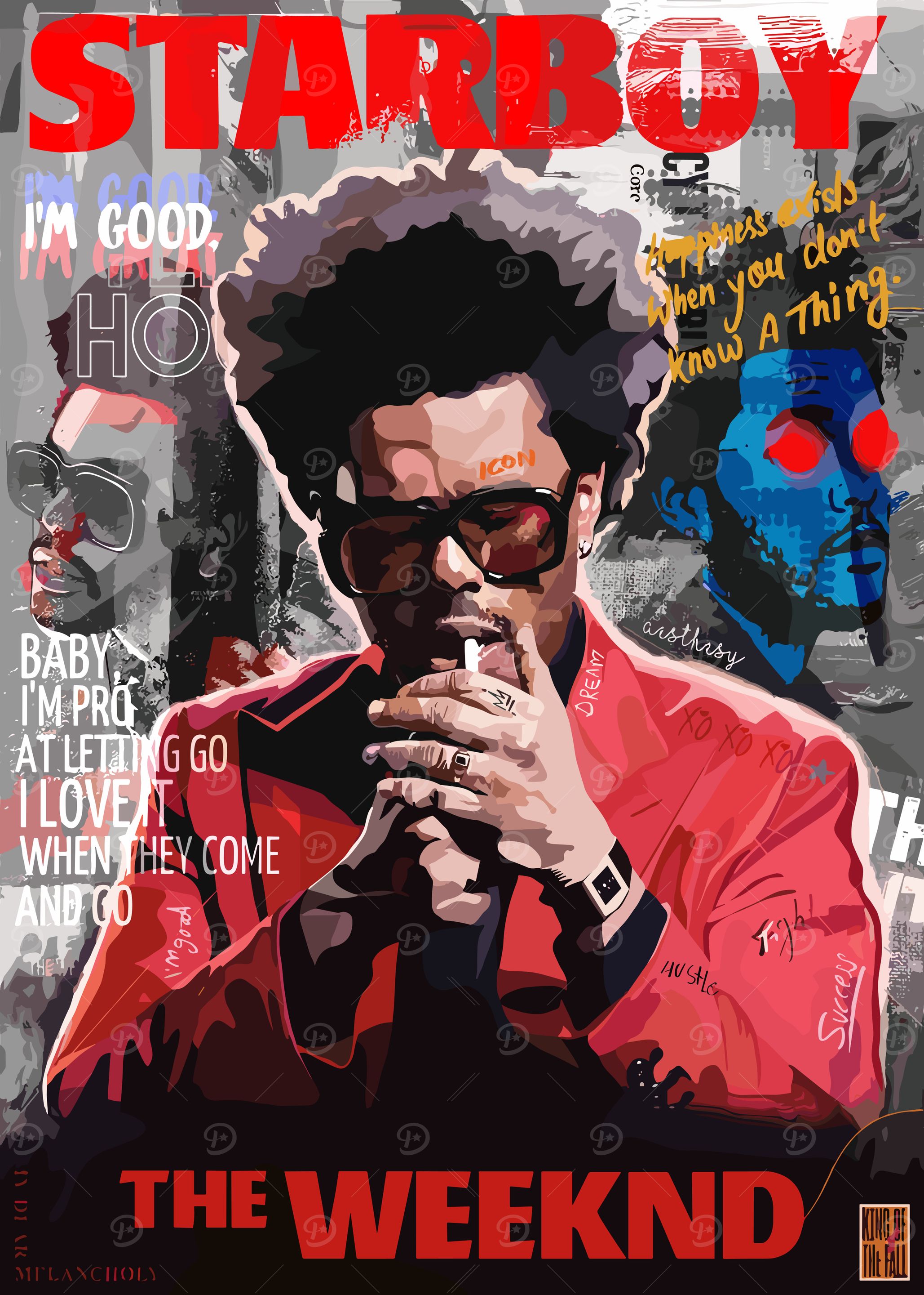 The Weeknd Starboy Poster