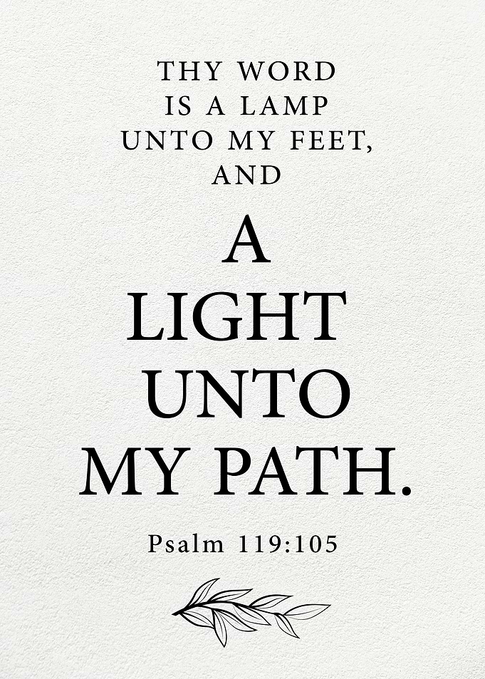A Bible Verse in Psalm 119:105