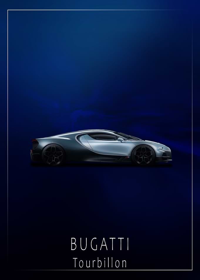 Bugatti Tourbillon Hyper Car Poster