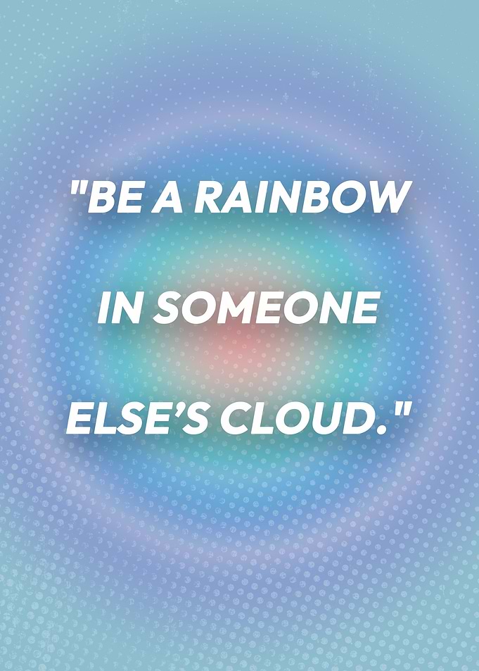 Rainbow Quote