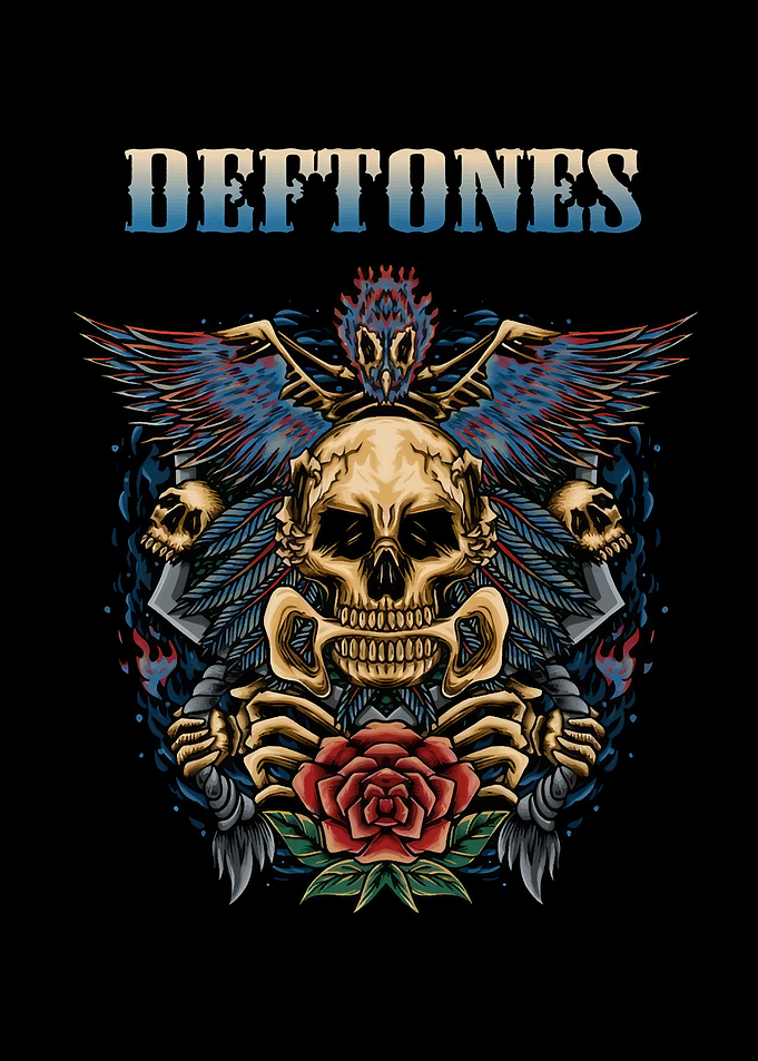 Deftones Skull Artwork