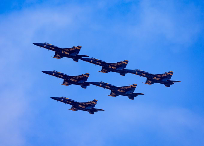 Blue Angels Flight Formation