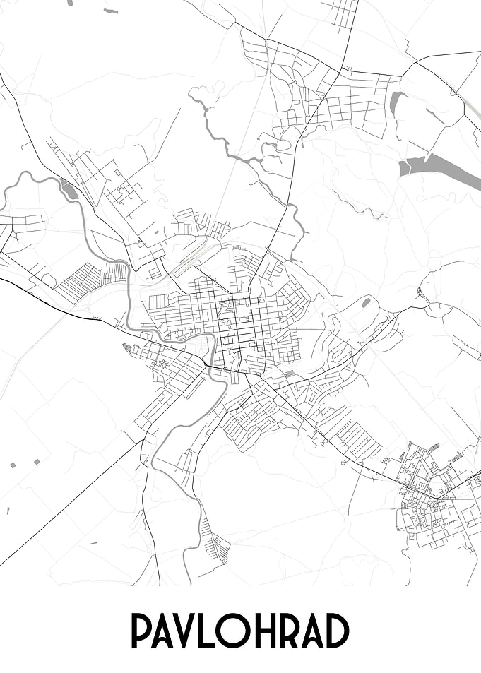 Pavlohrad City Map