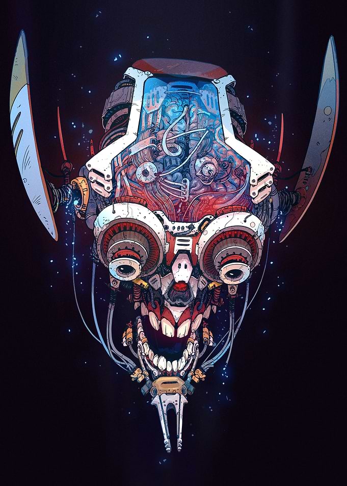 Cybernetic Skull - Brain Storm