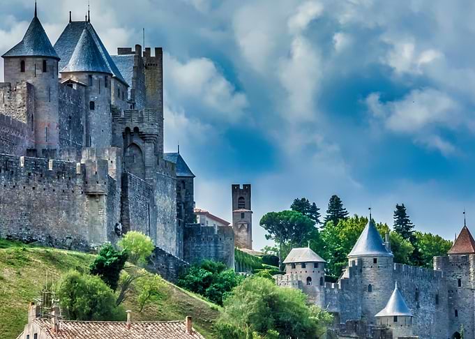 Medieval Castle Carcassonne France