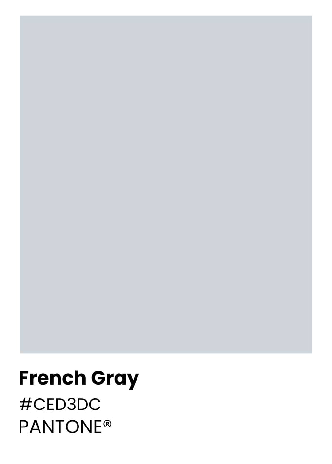 Pantone French Gray Color