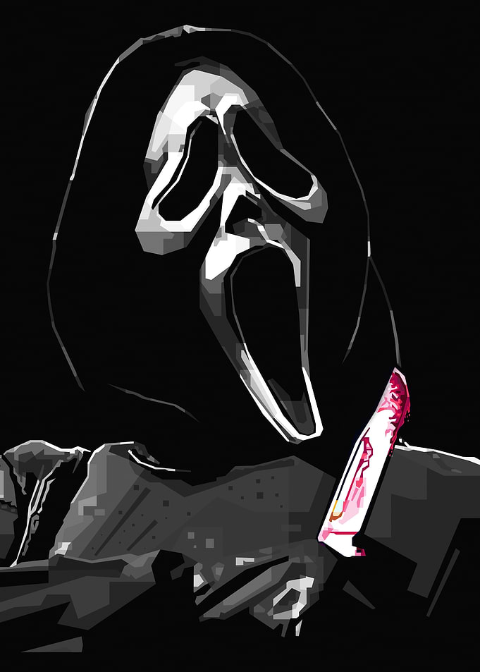 Ghostface Horror Mask