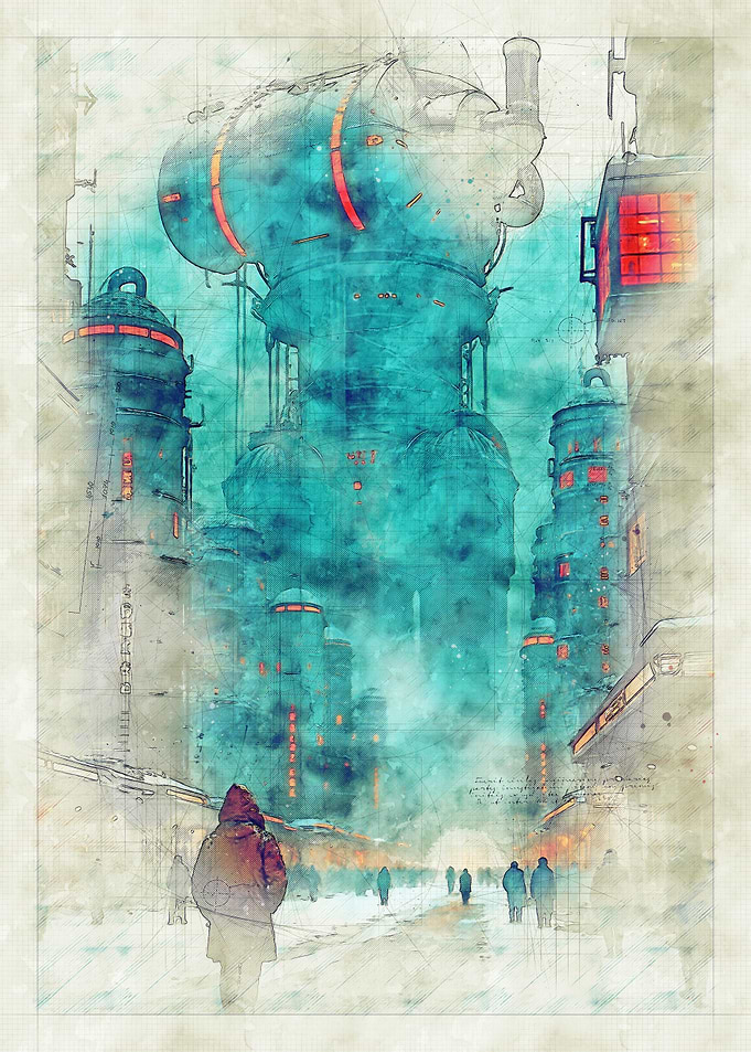Cyberpunk Cityscape