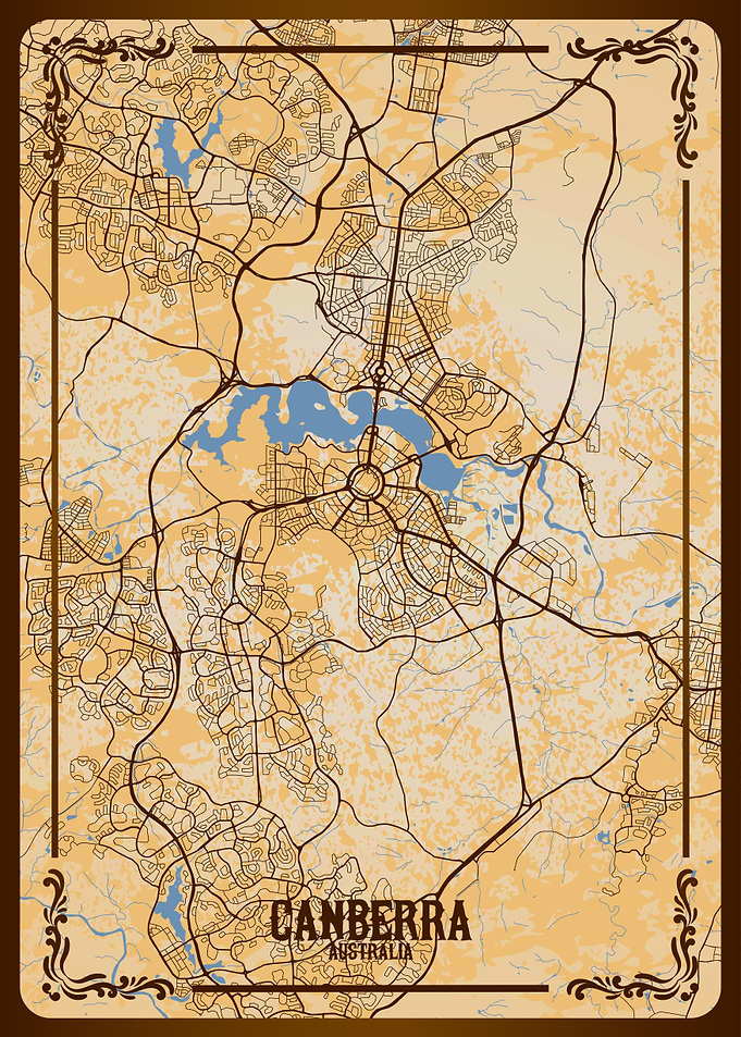 Canberra City Map
