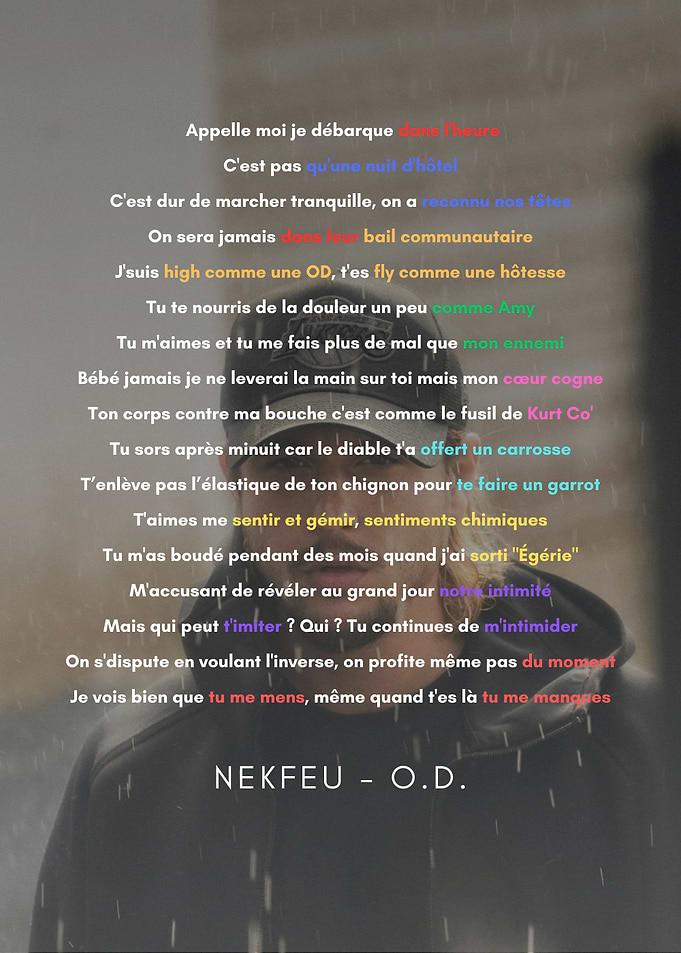 Nekfeu - O.D. Lyrics