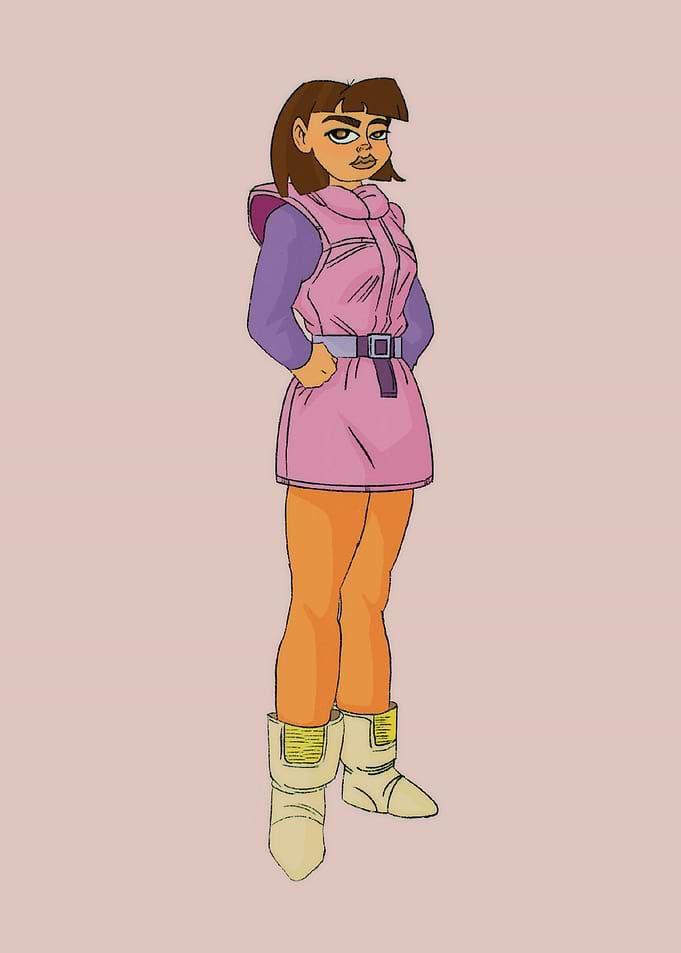 Dora - Anime Female Character Illustration