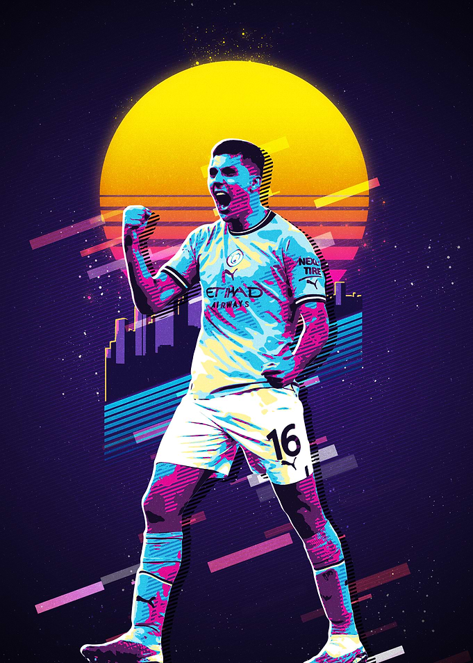 Rodri retro art