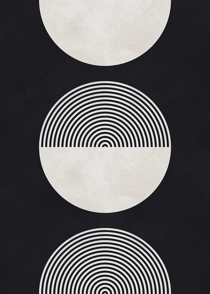 Abstract Circles Wall Art