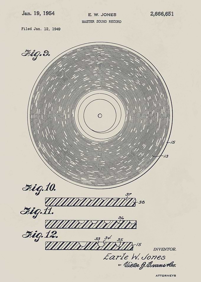 Vinyl Record Patent