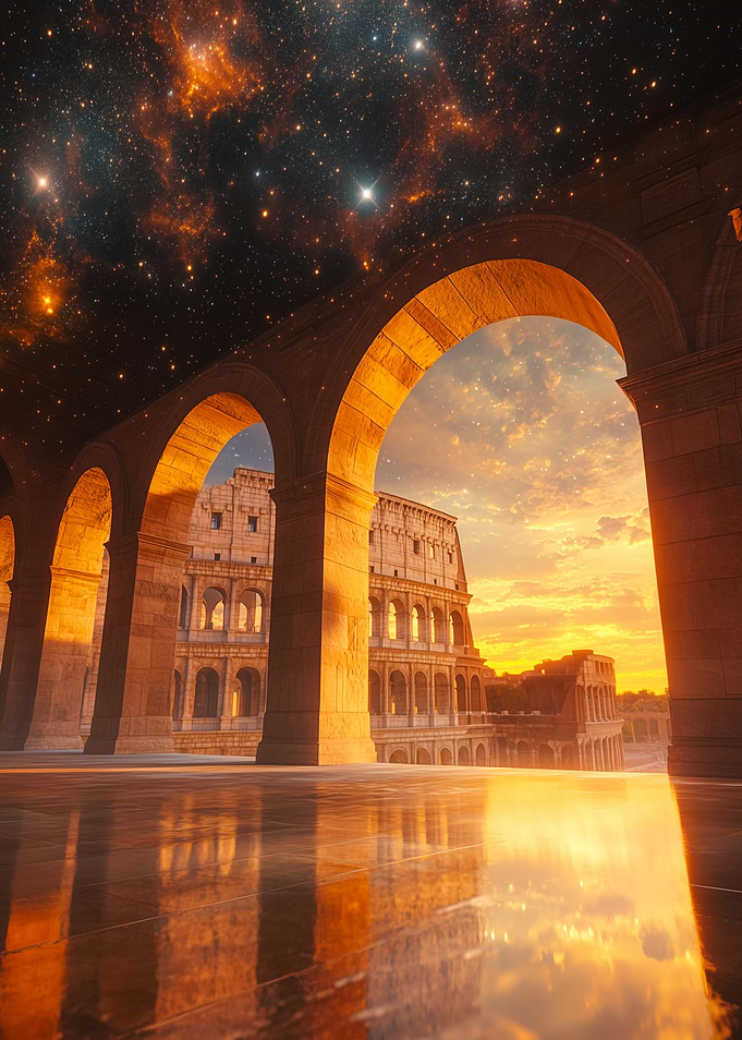 Colosseum Under the Stars