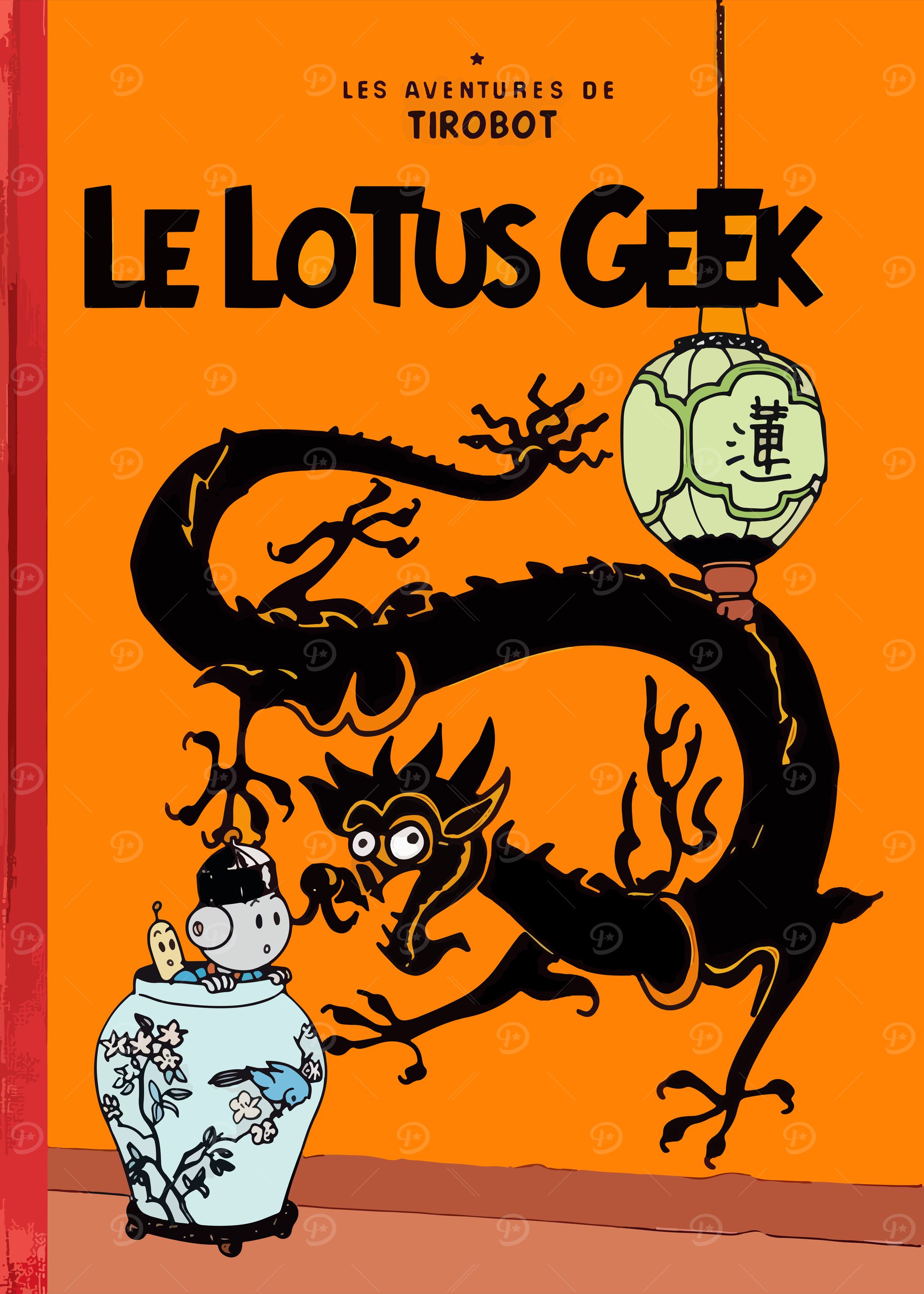 Le Lotus Geek Comic Cover