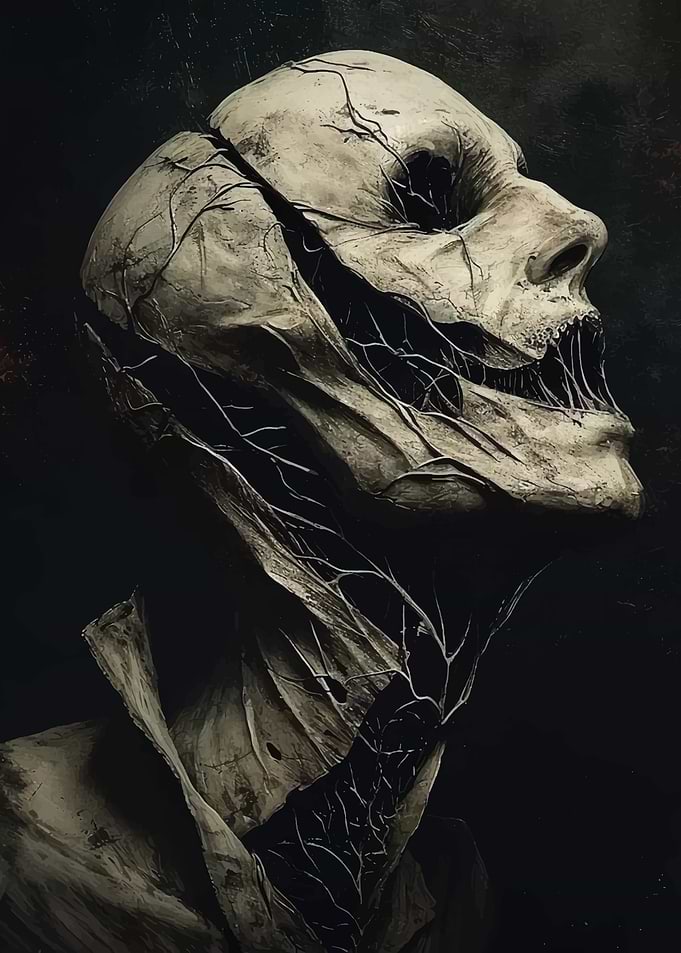Creepy Monster Face