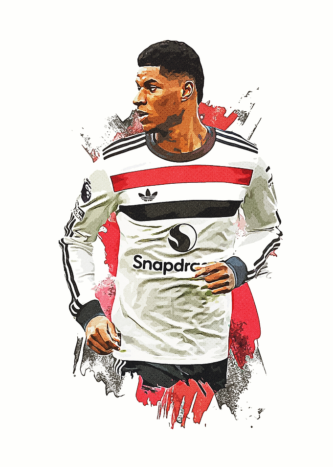 Marcus Rashford Football Art