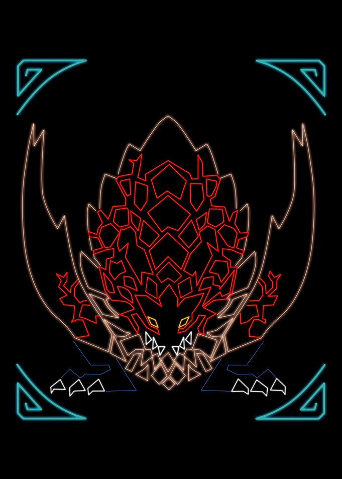 Neon Monster Design