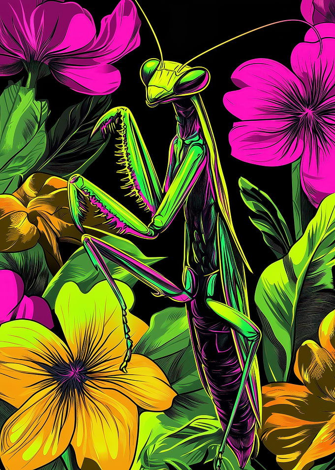 Neon Mantis