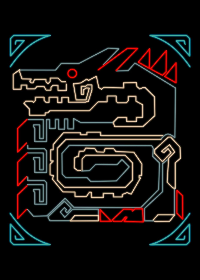 Neon Dragon Icon
