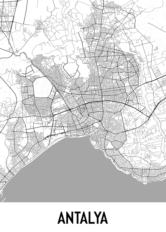 Antalya City Map
