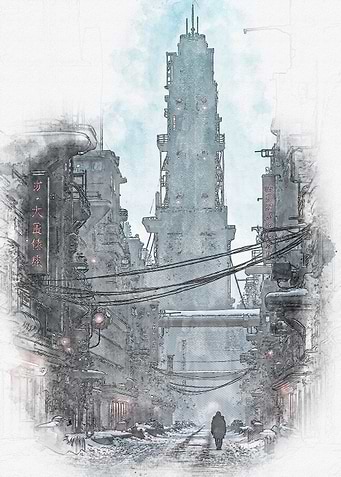 Cyberpunk Cityscape