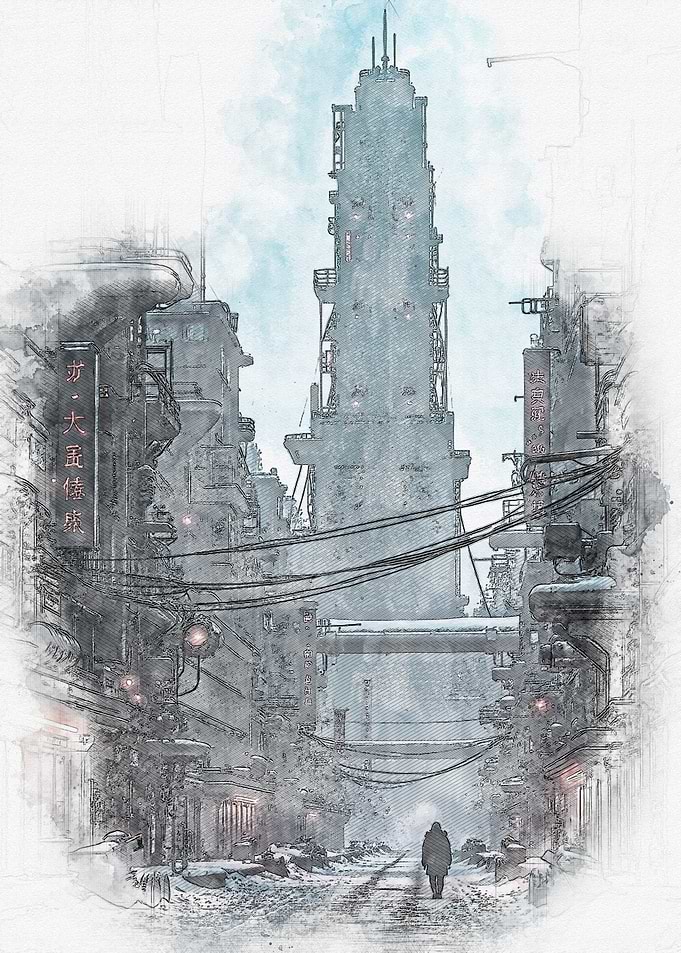 Cyberpunk Cityscape