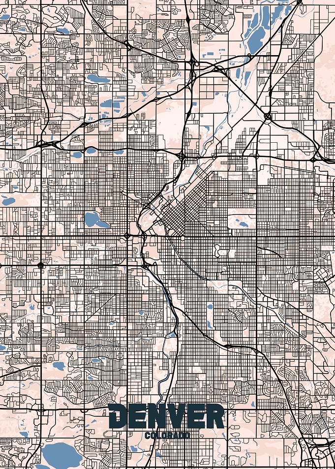 Denver City Map