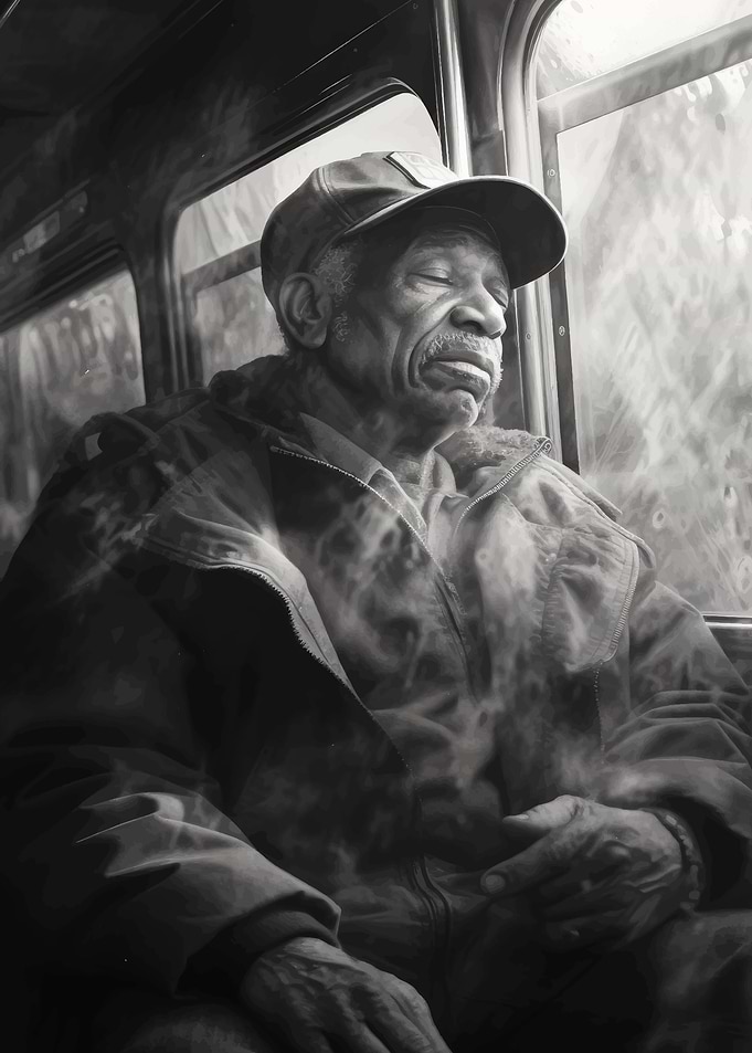 Man in a Bus