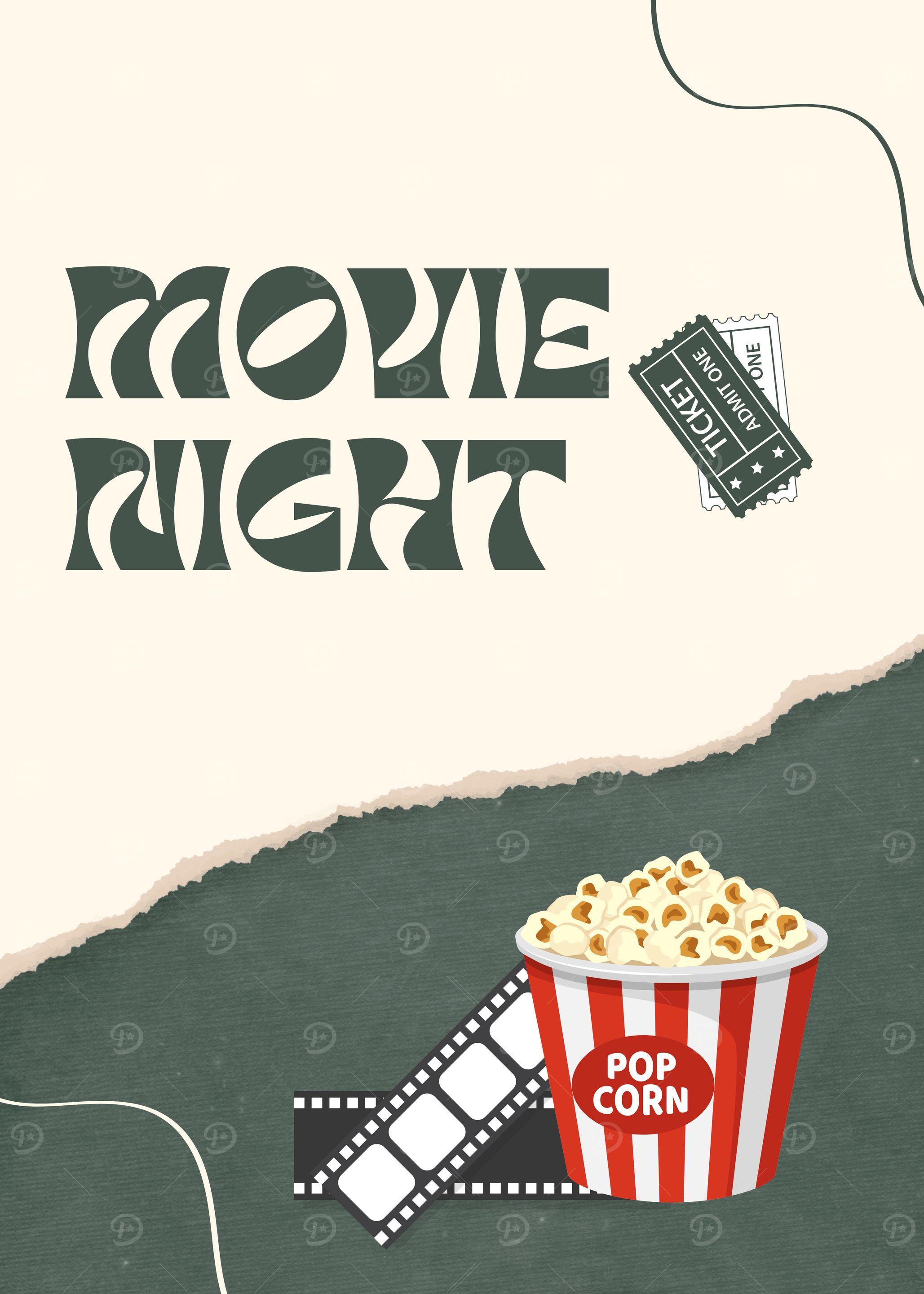 Movie Night Poster