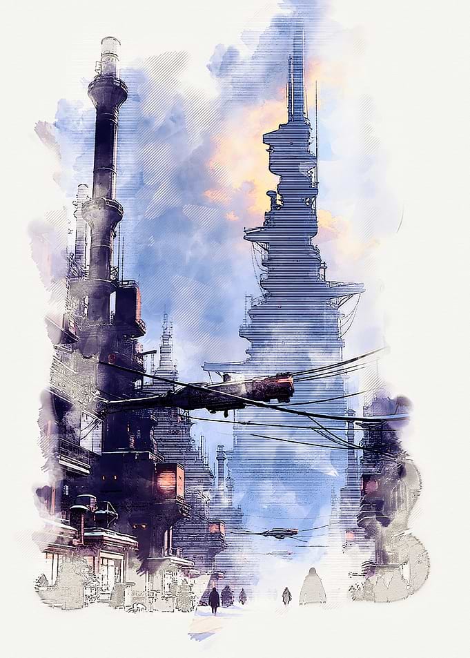 Cyberpunk Cityscape