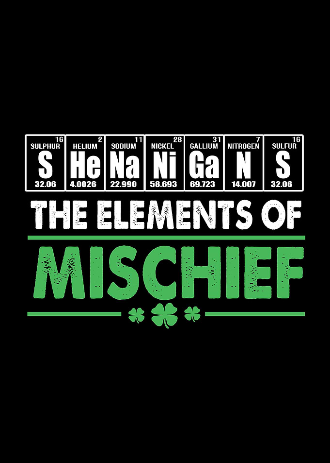 Shenanigans Periodic Table