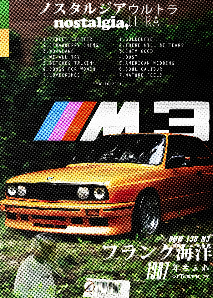 BMW M3 Nostalgia Poster