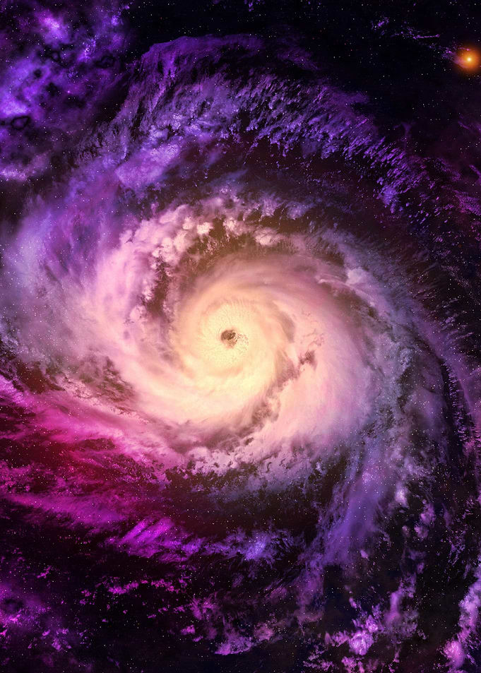 Cosmic Spiral Galaxy