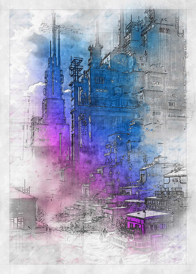 Cyberpunk Cityscape
