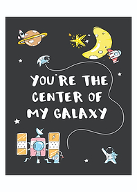 Space Galaxy Love Quote