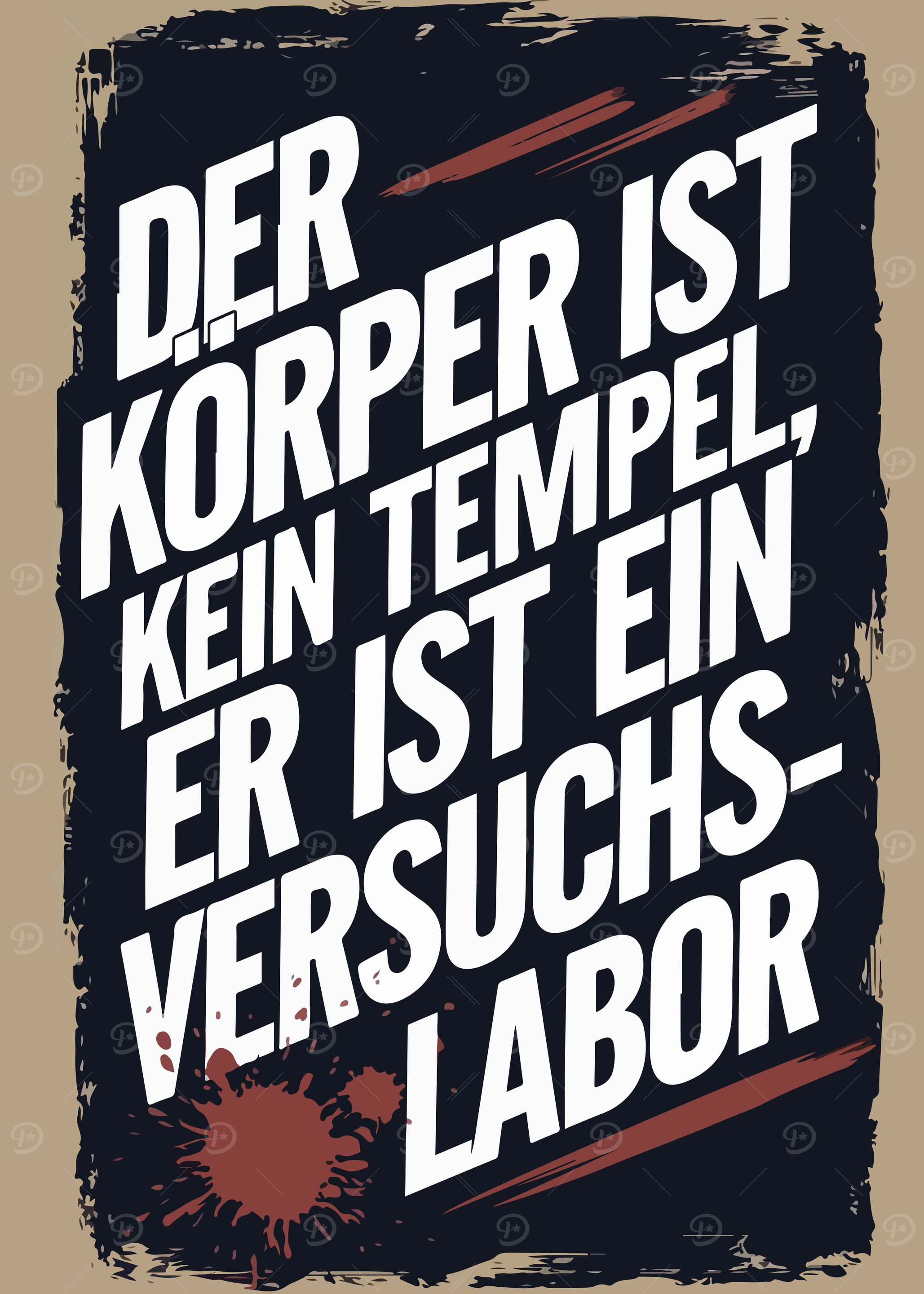 Body is a Lab Poster