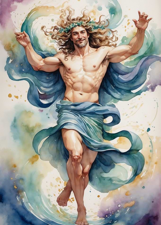 Water God Painting