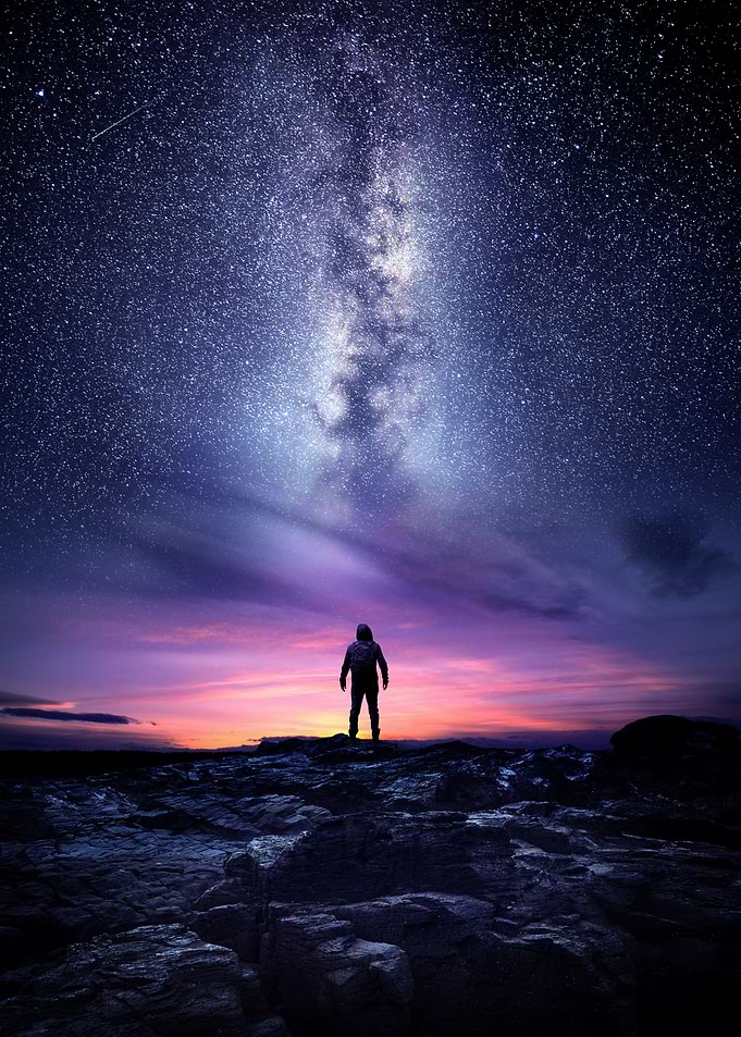 Milky Way Night Sky