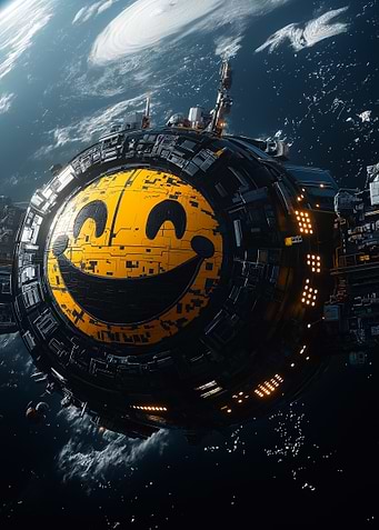 Smiling Space Station