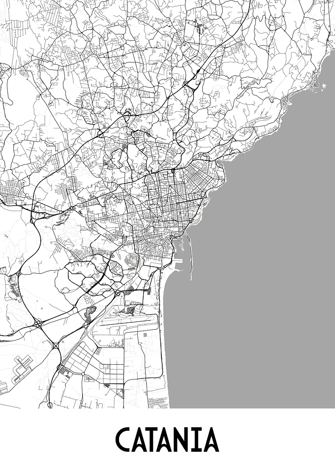 Catania City Map