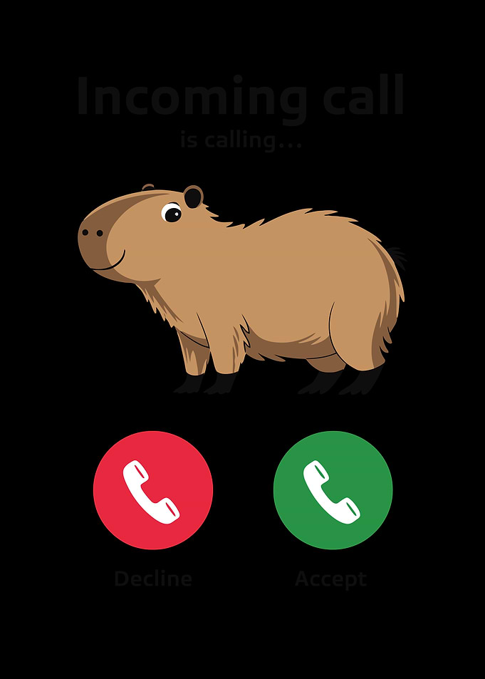 Capybara Incoming Call