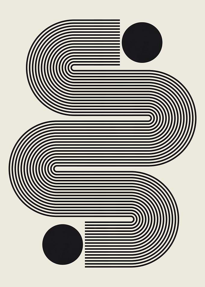 Abstract Mid-Century Art